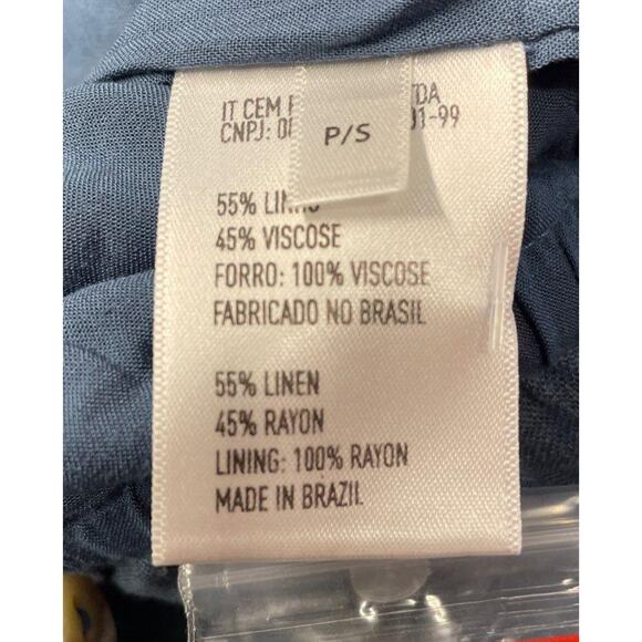 ViX Paula Hermanny Womens Blue Halter Neck One-Piece Jumpsuit Small $278 READ - Picture 5 of 6